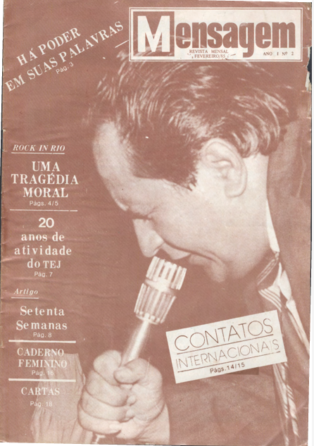 Revista Mensagem - Fevereiro - 1985